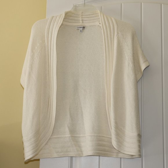 croft & barrow Sweaters - Croft & Barrow Open Front Short Sleeve Cardigan XL
